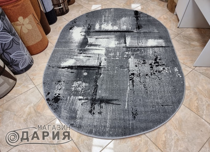 Тъкан килим MAGNOLIA 195 l.grey елипса